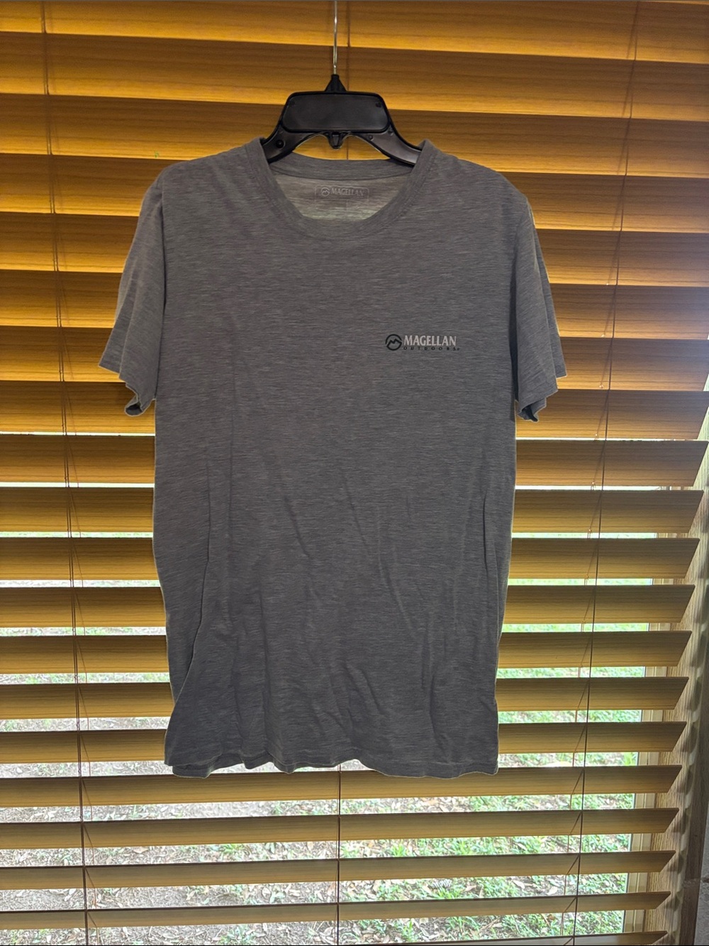 Magellan Outdoors Men's Short-Sleeve Crewneck Tee — Heather Gray
